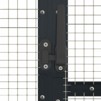 vidaXL Voliere Anthrazit 179x100x185 cm Aluminium