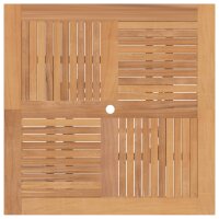 vidaXL Gartentisch Klappbar 120x120x75 cm Massivholz Teak