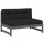 vidaXL Mittelsofa Grau 120x80 cm Massivholz Kiefer
