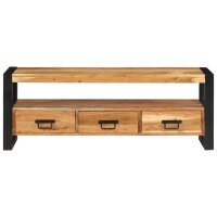 vidaXL TV-Schrank 120x30x45 cm Massivholz Akazie