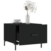 vidaXL Couchtische 2 Stk. Schwarz 50x50x40 cm Holzwerkstoff