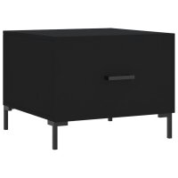 vidaXL Couchtische 2 Stk. Schwarz 50x50x40 cm Holzwerkstoff