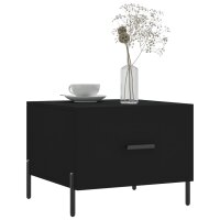 vidaXL Couchtische 2 Stk. Schwarz 50x50x40 cm Holzwerkstoff