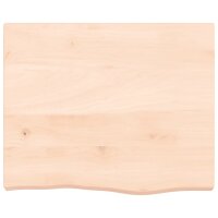 vidaXL Waschtischplatte 60x60x6 cm Massivholz Unbehandelt