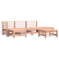 vidaXL 6-tlg. Garten-Lounge-Set mit Kissen Massivholz Douglasie