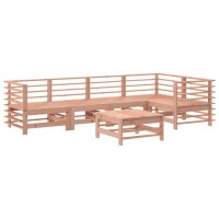 vidaXL 6-tlg. Garten-Lounge-Set mit Kissen Massivholz Douglasie