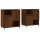 vidaXL Sideboards 2 Stk. Braun Eichen-Optik Holzwerkstoff