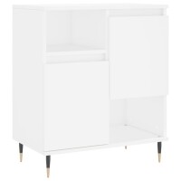 vidaXL Sideboards 2 Stk. Wei&szlig; Holzwerkstoff