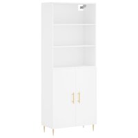 vidaXL Highboard Weiß 69,5x34x180 cm Holzwerkstoff