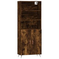 vidaXL Highboard Räuchereiche 69,5x34x180 cm...