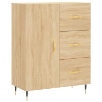 vidaXL Highboard Sonoma-Eiche 69,5x34x180 cm Holzwerkstoff