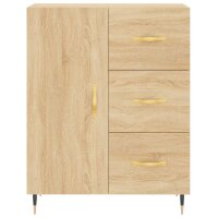 vidaXL Highboard Sonoma-Eiche 69,5x34x180 cm Holzwerkstoff