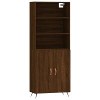 vidaXL Highboard Braun Eichen-Optik 69,5x34x180 cm...