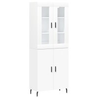 vidaXL Highboard Weiß 69,5x34x180 cm Holzwerkstoff