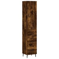 vidaXL Highboard Räuchereiche 34,5x34x180 cm...