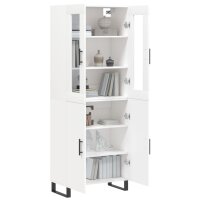 vidaXL Highboard Wei&szlig; 69,5x34x180 cm Holzwerkstoff