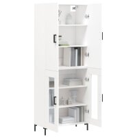 vidaXL Highboard Wei&szlig; 69,5x34x180 cm Holzwerkstoff