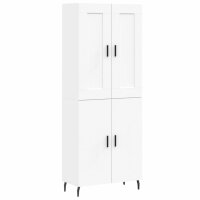 vidaXL Highboard Weiß 69,5x34x180 cm Holzwerkstoff