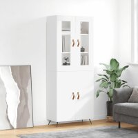 vidaXL Highboard Wei&szlig; 69,5x34x180 cm Holzwerkstoff