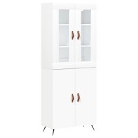 vidaXL Highboard Weiß 69,5x34x180 cm Holzwerkstoff