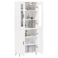 vidaXL Highboard Wei&szlig; 69,5x34x180 cm Holzwerkstoff