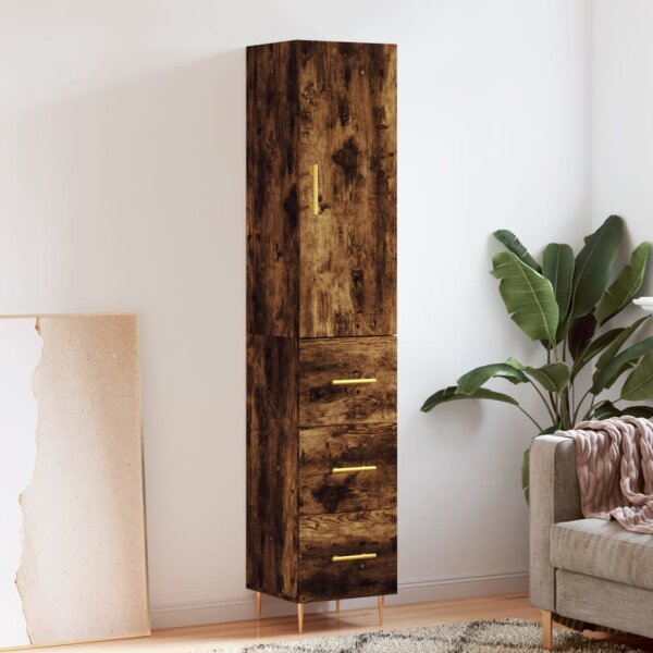 vidaXL Highboard R&auml;uchereiche 34,5x34x180 cm Holzwerkstoff