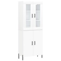 vidaXL Highboard Weiß 69,5x34x180 cm Holzwerkstoff