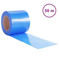 vidaXL Türvorhang Blau 200x1,6 mm 50 m PVC