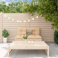 vidaXL 2-tlg. Garten-Lounge-Set mit Kissen Massivholz