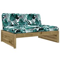 vidaXL 4-tlg. Garten-Lounge-Set mit Kissen Kiefernholz Impr&auml;gniert