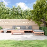 vidaXL 5-tlg. Garten-Lounge-Set mit Kissen Massivholz Douglasie