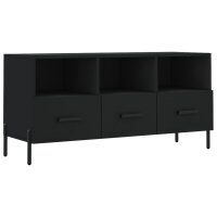 vidaXL TV-Schrank Schwarz 102x36x50 cm Holzwerkstoff