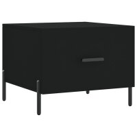 vidaXL Couchtisch Schwarz 50x50x40 cm Holzwerkstoff