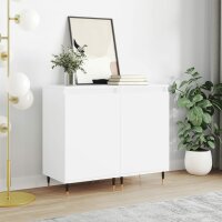 vidaXL Sideboards 2 Stk. Weiß 40x35x70 cm...