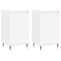 vidaXL Sideboards 2 Stk. Weiß 40x35x70 cm...