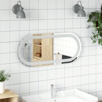 vidaXL LED-Badspiegel 70x30 cm Oval