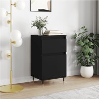 vidaXL Sideboard Schwarz 40x35x70 cm Holzwerkstoff