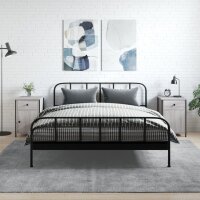 vidaXL Nachttische 2 Stk. Grau Sonoma 40x42x60 cm...