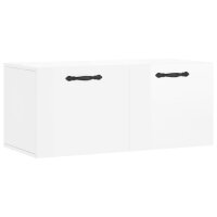 vidaXL Wandschrank Hochglanz-Weiß 80x36,5x35 cm...