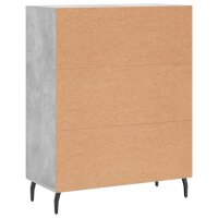 vidaXL Sideboard Betongrau 69,5x34x90 cm Holzwerkstoff