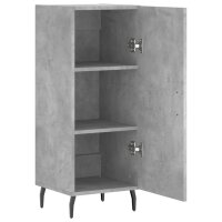 vidaXL Sideboard Betongrau 34,5x34x90 cm Holzwerkstoff