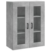 vidaXL Wandschrank Betongrau 69,5x34x90 cm