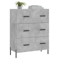 vidaXL Sideboard Betongrau 69,5x34x90 cm Holzwerkstoff