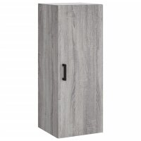 vidaXL Wandschrank Grau Sonoma 34,5x34x90 cm