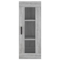 vidaXL Wandschrank Grau Sonoma 34,5x34x90 cm