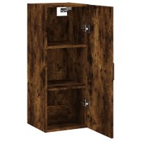 vidaXL Wandschrank Räuchereiche 34,5x34x90 cm