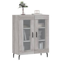 vidaXL Sideboard Grau Sonoma 69,5x34x90 cm Holzwerkstoff