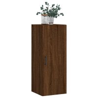 vidaXL Wandschrank Braun Eichen-Optik 34,5x34x90 cm