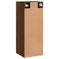 vidaXL Wandschrank Braun Eichen-Optik 34,5x34x90 cm