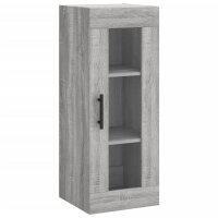 vidaXL Wandschrank Grau Sonoma 34,5x34x90 cm